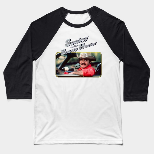 Smokey and Pedro Pascal Baseball T-Shirt by FanboyMuseum